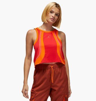 Майка жіноча Jordan Sport Womens Mesh Tank Orange (DQ4433-612), M, WHS, 1-2 дні