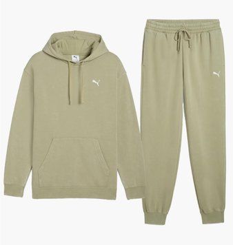 Спортивний костюм чоловічий Puma Ess Elevated Olive (688049-82__688436-80), L, WHS, 1-2 дні
