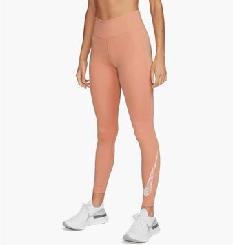 Лосіни жіночі Nike One Swoosh Run Peach (DM7767-824), M, WHS, 1-2 дні