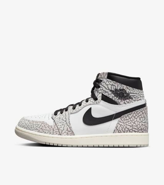 Кросівки чоловічі Jordan 1 'White Cement' (DZ5485-052), 40, WHS, 1-2 дні