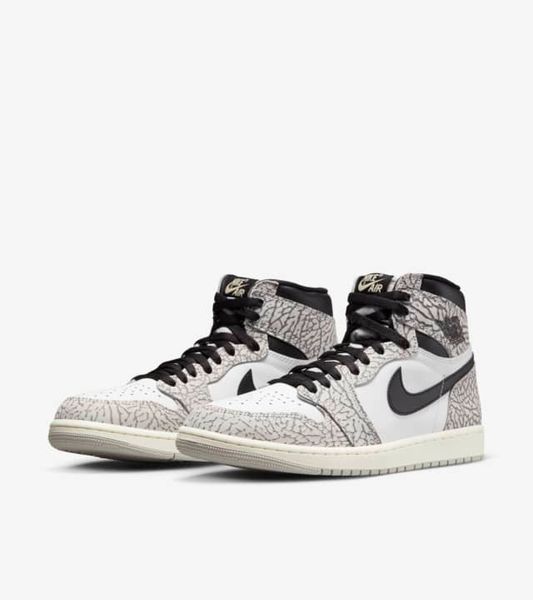 Кросівки чоловічі Jordan 1 'White Cement' (DZ5485-052), 40, WHS, 1-2 дні