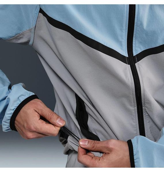 Ветровка мужскиая Nike Ssnl Wvn Wr Fz Light Blue (HV6514-012), L, WHS, > 50%, 1-2 дня