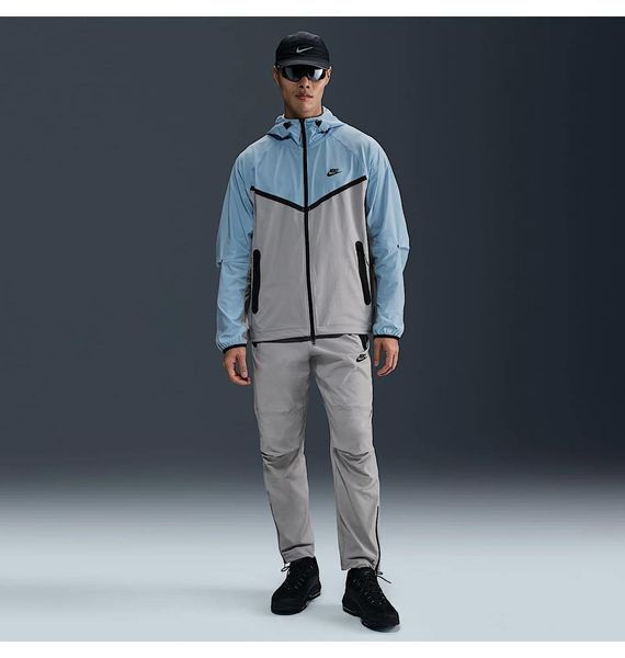 Ветровка мужскиая Nike Ssnl Wvn Wr Fz Light Blue (HV6514-012), L, WHS, > 50%, 1-2 дня
