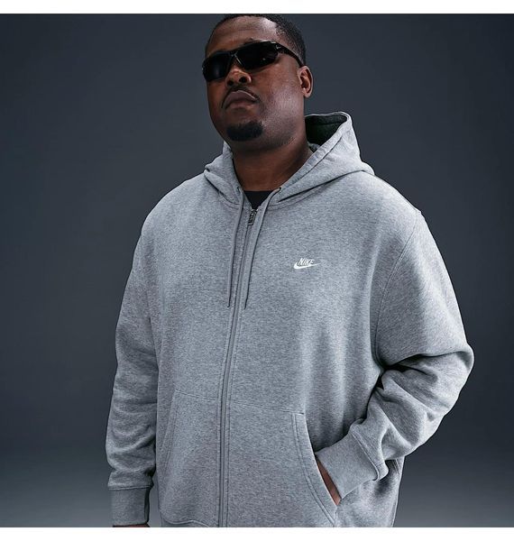 Кофта чоловіча Nike Club Fleece Grey (FN3861-063), XL, WHS, 10% - 20%, 1-2 дні
