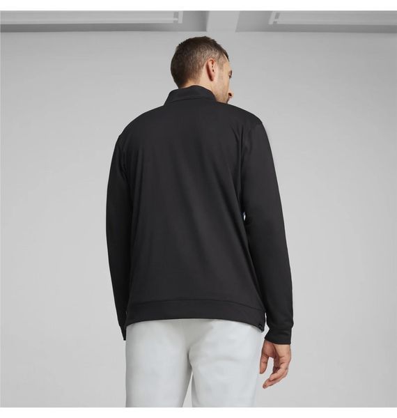Кофта чоловіча Puma Pure Colourblock 1/4 Black/Light Blue (625888-03), M, WHS, 1-2 дні