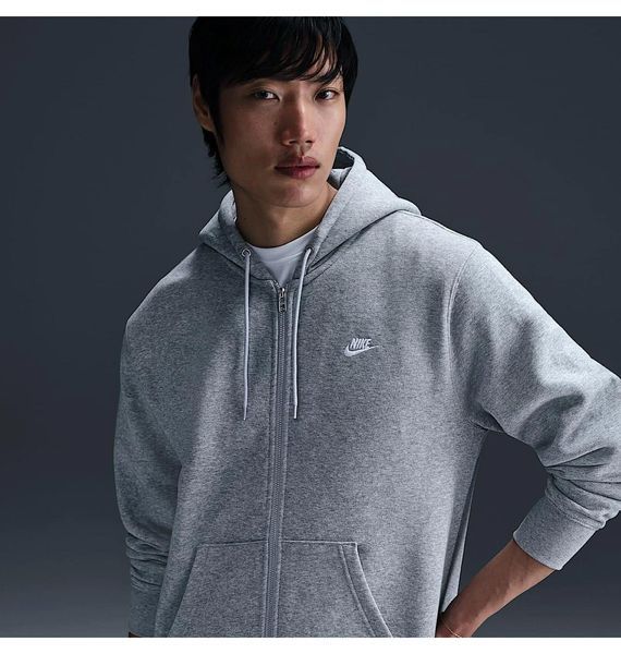 Кофта чоловіча Nike Club Fleece Grey (FN3861-063), XL, WHS, 10% - 20%, 1-2 дні