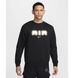 Фотографія Кофта чоловіча Nike Air Fleece Crew-Neck Sweatshirt Black (HM0177-010) 2 з 5 в Ideal Sport