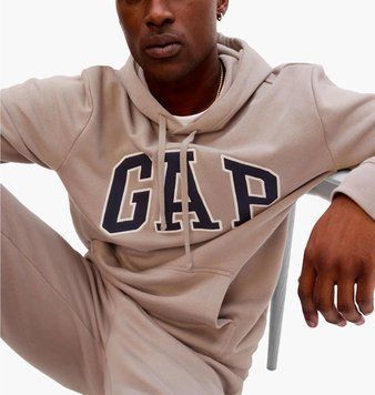 Кофта чоловіча Gap Logo Hoodie Brown (546844471), L, WHS, 20% - 30%, 1-2 дні
