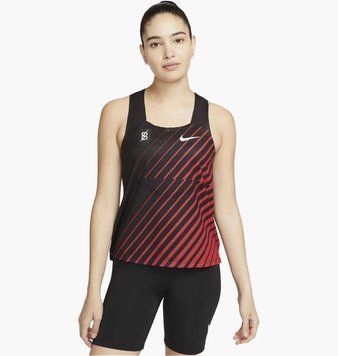 Майка жіноча Nike Adv Aeroswift Singlet Black/Red (DR5849-010), M, WHS, 1-2 дні