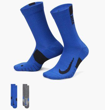 Носки Nike U Nk Mltplier Crw 2Pr - 144 (SX7557-937), 34-38, WHS, 40% - 50%, 1-2 дня
