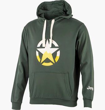 Кофта чоловіча Jeep Hooded Sweatshirt Star (O102568-E849), L, WHS, 20% - 30%, 1-2 дні