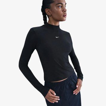 Кофта женские Nike W Nsw Nk Chll Knt Mock Tee (HV5027-011), M, WHS, < 10%, 1-2 дня