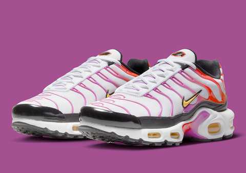 Nike air max plus pink sales and purple