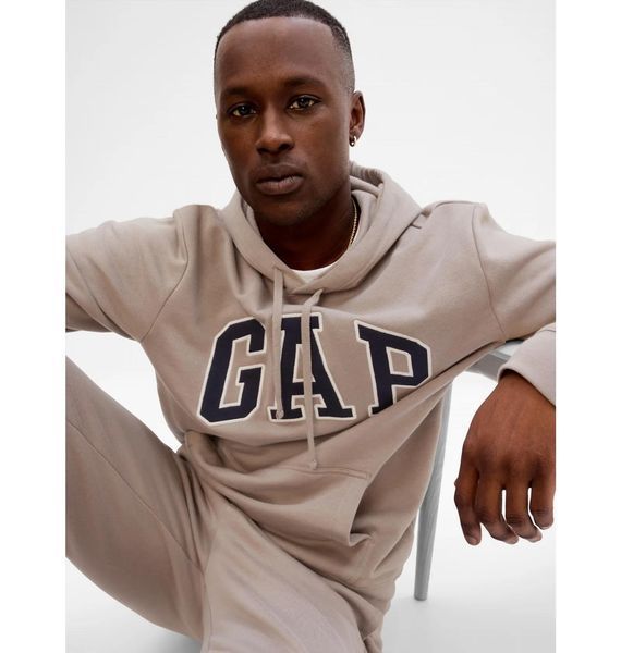 Кофта чоловіча Gap Logo Hoodie Brown (546844471), L, WHS, 30% - 40%, 1-2 дні