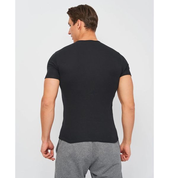 Футболка чоловіча Kappa T-Shirt Mezza Manica Girocollo (K1306-NERO), 2XL, WHS, < 10%, 1-2 дні