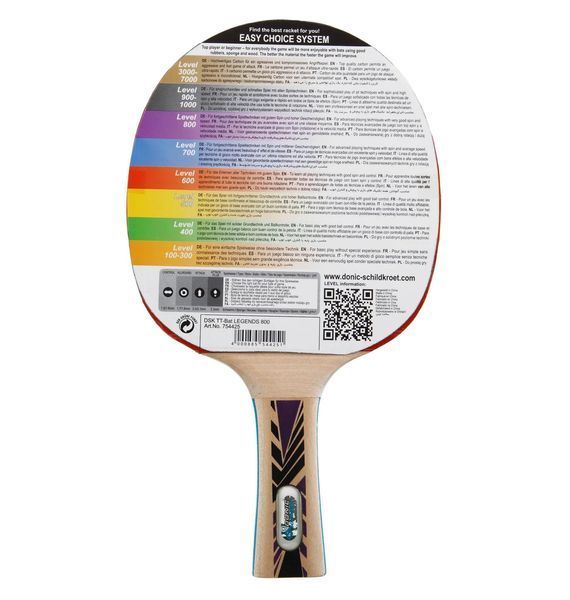 Теннисная ракетка Donic Legends 800 (754425), One Size, WHS, 10% - 20%, 1-2 дня