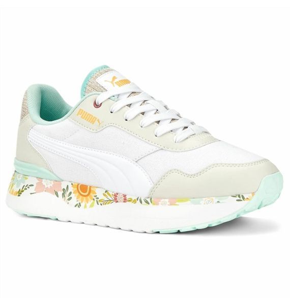 Кроссовки женские Puma R78 Voyage Wild Garden Floral Lace Up Sneakers White/ (389235-01), 38, WHS, < 10%, 1-2 дня