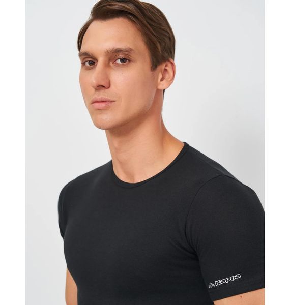 Футболка чоловіча Kappa T-Shirt Mezza Manica Girocollo (K1306-NERO), 2XL, WHS, < 10%, 1-2 дні