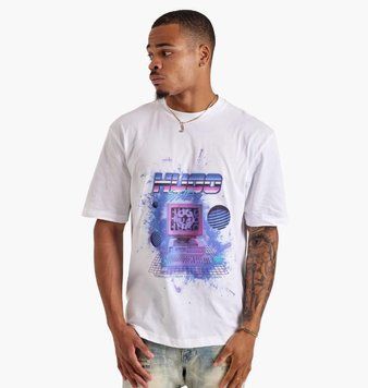 Футболка чоловіча Hugo Naradie Tee White (50519048-100), L, WHS, 10% - 20%, 1-2 дні