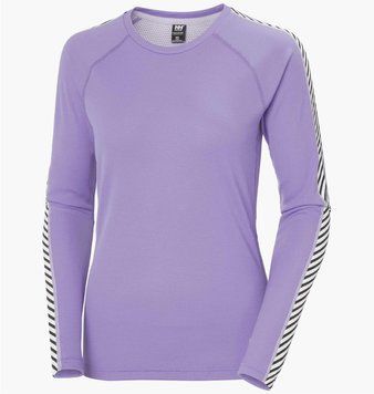 Кофта женские Helly Hansen Lifa Active Stripe Crew Violet (49413-699), L, WHS, 10% - 20%, 1-2 дня