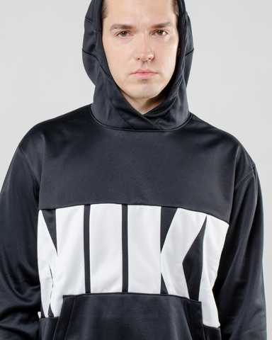 Black nike best sale therma hoodie