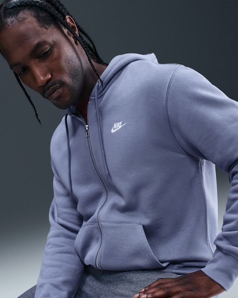Кофта чоловіча Nike Club Full-Zip Fleece Hoodie (FN3861-499), L, WHS, 10% - 20%, 1-2 дні