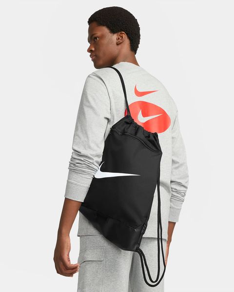 Сумка для обуви Nike Brasilia 9.5 Training Gym Sack (18L) (DM3978-010), 18 L, WHS, < 10%, 1-2 дня