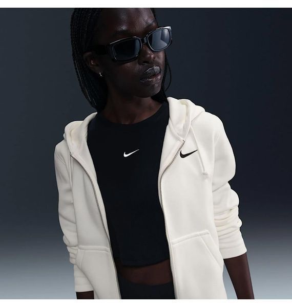 Кофта женские Nike Nsw Phnx Flc Std Fz Hdy White (HJ0995-133), M, WHS, 10% - 20%, 1-2 дня