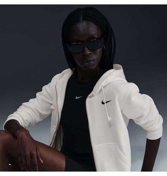 Кофта женские Nike Nsw Phnx Flc Std Fz Hdy White (HJ0995-133), M, WHS, 10% - 20%, 1-2 дня