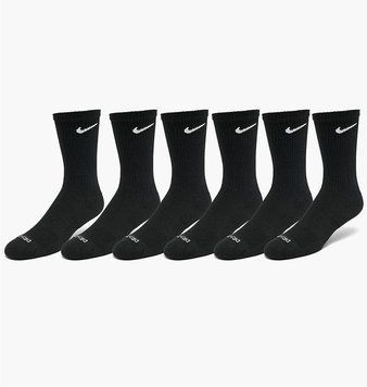 Шкарпетки Nike U Nk Ed Pls Csh Crw 6Pr - 132 (SX6897-010), 34-38, WHS, 30% - 40%, 1-2 дні
