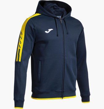 Кофта мужская Joma Chaqueta Con Capucha Olimpiada Marino Amarillo Blue (103707.339), XL, WHS, 10% - 20%, 1-2 дня