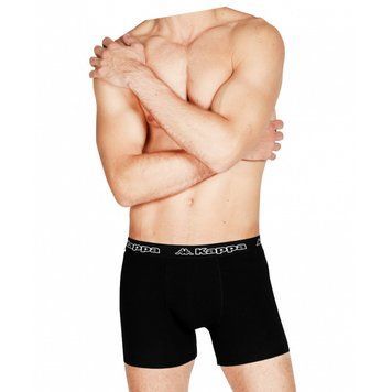 Трусы-боксерки мужские Kappa Boxer Uomo Elastico Esterno Logato (K1211-NERO), M, WHS, < 10%, 1-2 дня