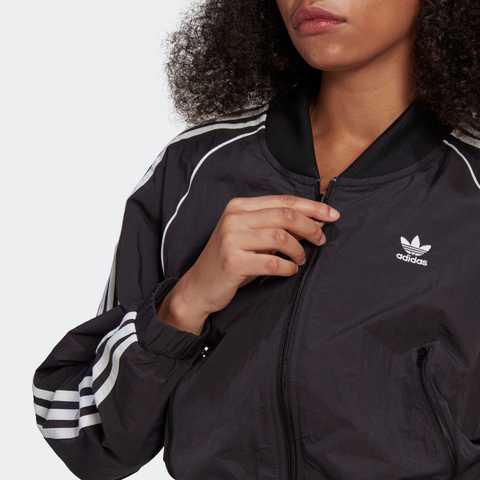 Cropped adidas shop track jacket