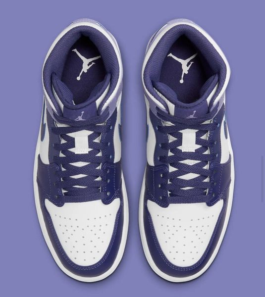 Кросівки чоловічі Jordan 1 Mid Sky J Purple White (DQ8426-515), 47.5, WHS, 10% - 20%, 1-2 дні
