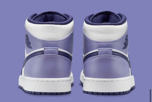 Кроссовки мужские Jordan 1 Mid Sky J Purple White (DQ8426-515), 47.5, WHS, 10% - 20%, 1-2 дня